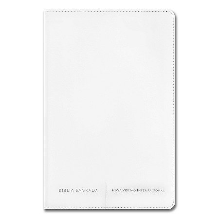 BÍBLIA NVI SLIM Letra normal CAPA LUXO BRANCA