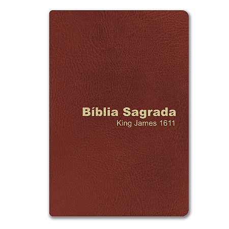 BÍBLIA KING JAMES 1611 Letra normal CAPA LUXO ROMA