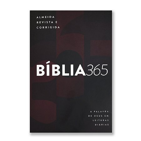 BÍBLIA 365 ARC Letra normal CAPA BROCHURA VERMELHA