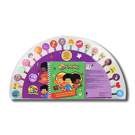BORRACHAS DIVERTIDAS: 3 PALAVRINHAS - Livro com atividades e desenhos para colorir