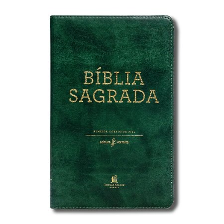 BÍBLIA ACF Leitura perfeita Letra normal CAPA LUXO VERDE