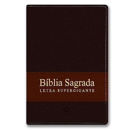 BÍBLIA NA085TILSGILV Letra Super gigante CAPA LUXO MARROM NOBRE ÍNDICE