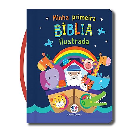 MINHA PRIMEIRA BÍBLIA ILUSTRADA - Almofadado com alça