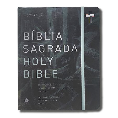BÍBLIA HOLY BIBLE NBV-NIV BILÍNGUE PORTUGUÊS/ INGLÊS Letra normal CAPA DURA CREATION