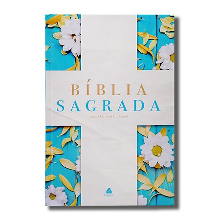 BÍBLIA KING JAMES Letra normal CAPA DURA MARGARIDA