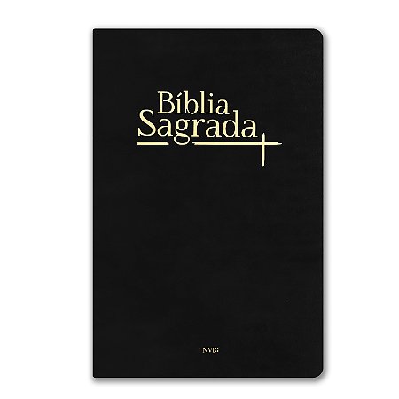 BÍBLIA NVI Letra normal SEMILUXO PRETA