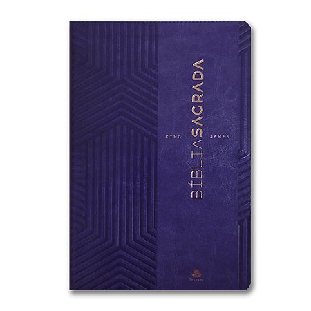 BÍBLIA KING JAMES ULTRAFINA SLIM Letra normal CAPA LUXO LILÁS