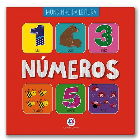 LIVRO CARTONADO NÚMEROS - MUNDINHO DA LEITURA