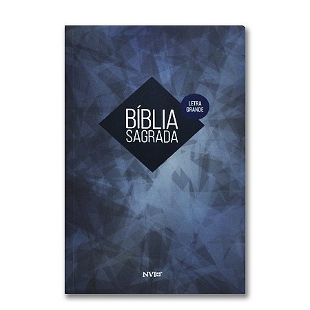 BÍBLIA NVI Letra grande CAPA BROCHURA CELESTE