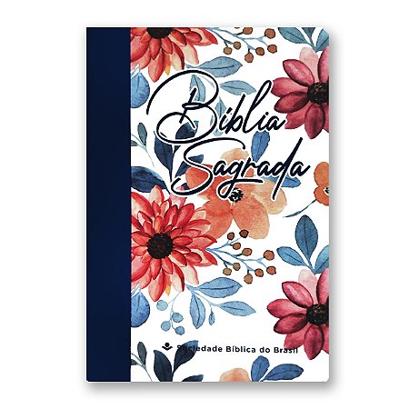 BÍBLIA NA011 Letra normal CAPA SEMIFLEXÍVEL FLOR3 EDIÇÃO BOLSO