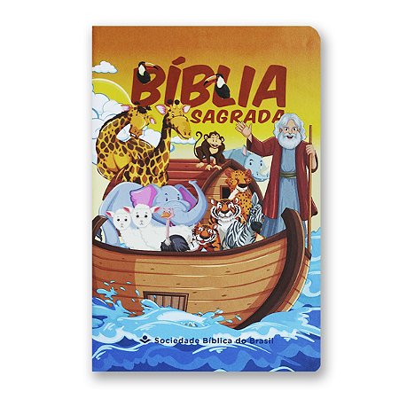 BÍBLIA NA011 Letra normal CAPA SEMIFLEXÍVEL ARCA LARANJA EDIÇÃO BOLSO