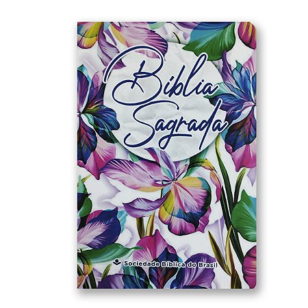 BÍBLIA NA011 Letra normal CAPA SEMIFLEXÍVEL FLOR1 EDIÇÃO BOLSO