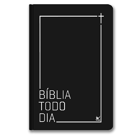 BÍBLIA TODO DIA NAA com espaços para anotações Letra normal CAPA DURA BLACK