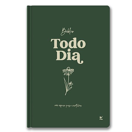 BÍBLIA TODO DIA NAA com espaços para anotações Letra normal CAPA DURA BLOSSOM