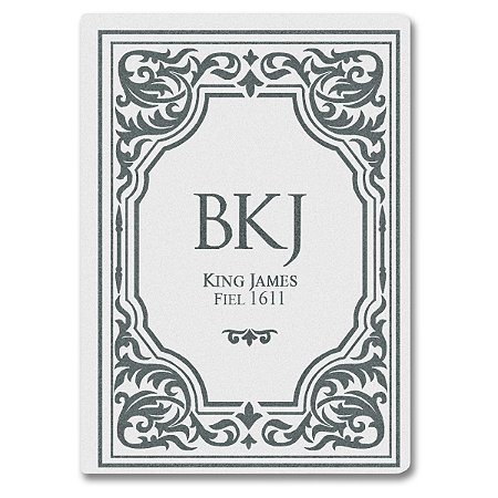 BÍBLIA KING JAMES FIEL 1611 Letra extra gigante CAPA LUXO BRANCA