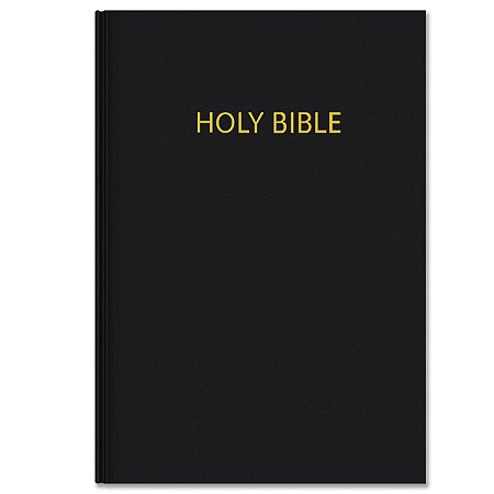 HOLY BIBLE KING JAMES Letra extragigante CAPA DURA PRETA