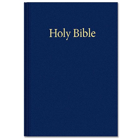 HOLY BIBLE WINDSOR KING JAMES Letra grande CAPA DURA AZUL