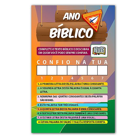 GUIA PARA ANO BÍBLICO DESBRAVADORES - 2026