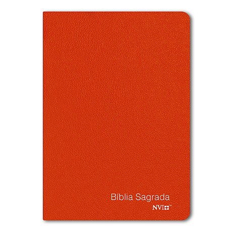 BÍBLIA NVI SLIM COMPACTA Letra normal CAPA LUXO CITRUS - Edição de bolso