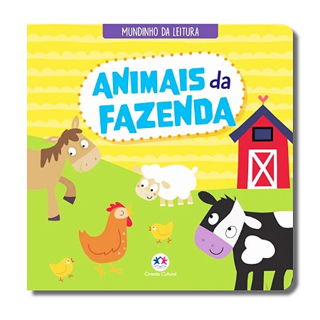 LIVRO CARTONADO ANIMAIS DA FAZENDA