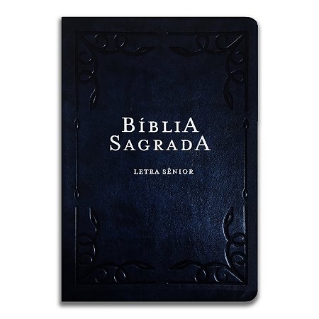 BÍBLIA NVI Letra Sênior CAPA LUXO AZUL