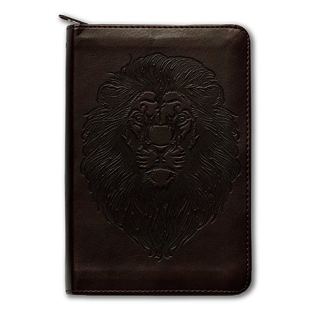 BÍBLIA NVI POCKET Letra normal CAPA LUXO MARROM ZÍPER