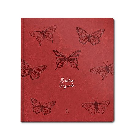 BÍBLIA LEIA E ANOTE NVT LETRA GRANDE CAPA LUXO RENASCER - Palavras de Jesus em vermelho