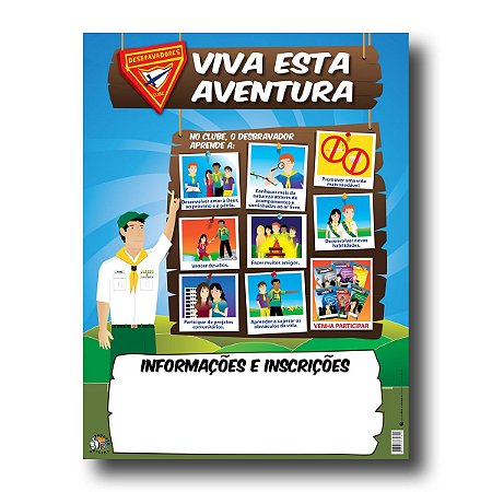 VIVA ESTA AVENTURA ENCARTE / PROMOÇÃO INSCRIÇÕES DESBRAVADORES