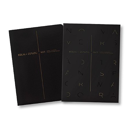 BÍBLIA DE ESTUDO NVT - PRETA