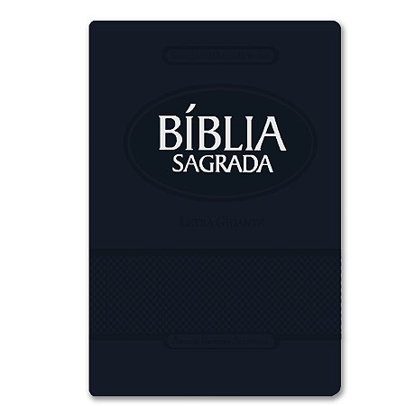 BÍBLIA RA065TILGI Letra gigante capa luxo azul índice