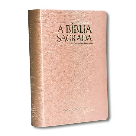 BÍBLIA ACF Letra SUPERLEGÍVEL C/ REFERÊNCIAS CAPA ROSA GOLD