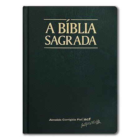BÍBLIA ACF Letra gigante COM REFERÊNCIA CAPA DURA PRETA
