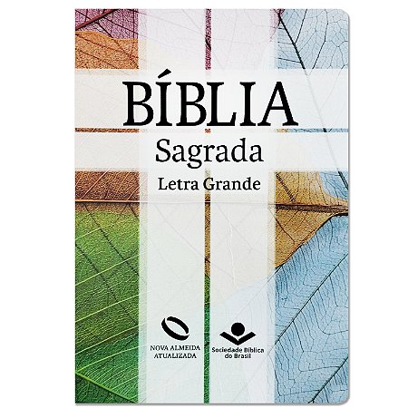 BÍBLIA NA041TILG CRUZ LETRA GRANDE SEMI FLEXÍVEL