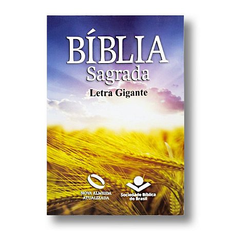 BÍBLIA NA060LGI LETRA GIGANTE BROCHURA TRIGO