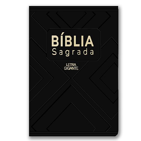 BÍBLIA NA065TILGI Letra gigante luxo cp preto nobre índice