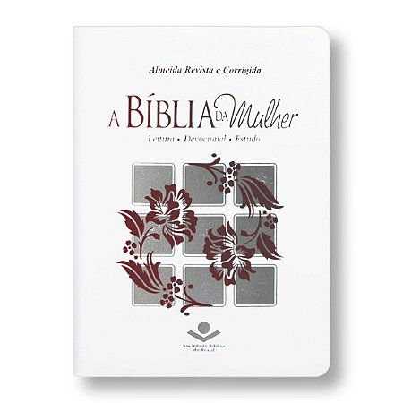 BÍBLIA DA MULHER ARC057BMW BRANCA BEIRAS FLORIDAS