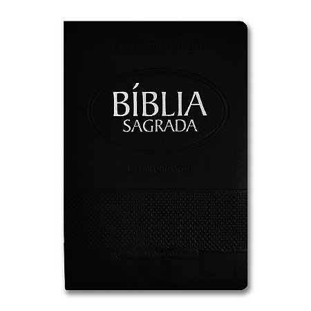 BÍBLIA RA065TILGI Letra gigante capa luxo preta índice
