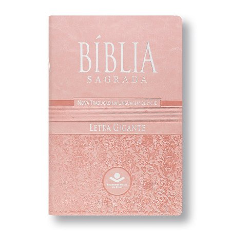BÍBLIA NTLH NTLH065TILGI Letra gigante CP LUXO ROSA CLARO ÍNDICE