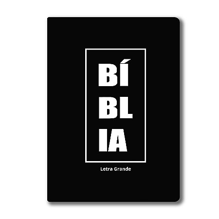 BÍBLIA NTLH045LG FÉ, ESPERANÇA, AMOR CAPA PRETA