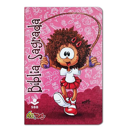 BÍBLIA NTLH043LMFBPMM MIG MEG Letra normal CAPA DURA ROSA