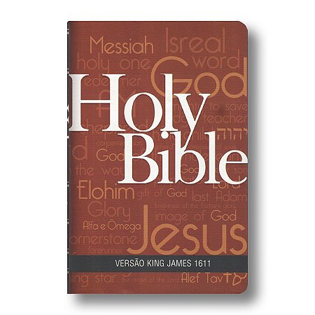 BÍBLIA KING JAMES COM CONCORDÂNCIA STANDARD Letra normal CAPA HOLY BIBLE palavras de Jesus em vermelho