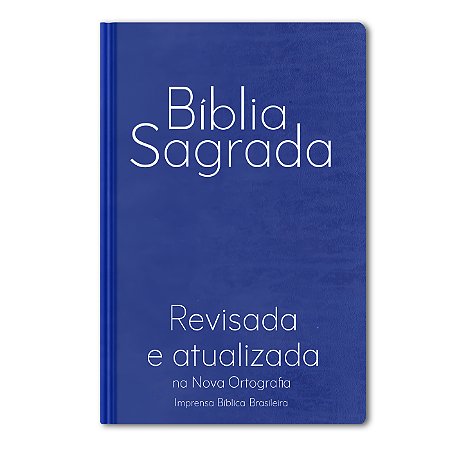 BÍBLIA ARA - SEMILUXO - LETRA GRANDE AZUL