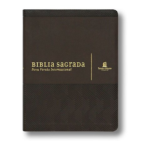 BÍBLIA NVI - COM ESPAÇO PARA ANOTAÇÕES - CAPA MARROM CAFÉ
