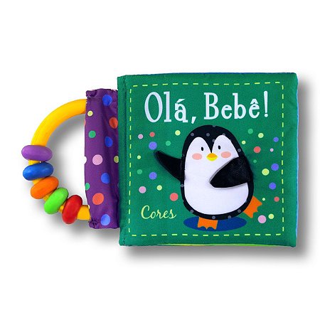 OLÁ, BEBÊ CORES - LIVRO DE PANO