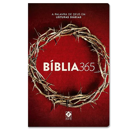 BÍBLIA 365 - NVT capa dura coroa (para ano bíblico diferente)