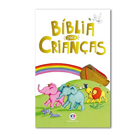 BÍBLIA PARA CRIANÇAS capa almofadada - página inicial em branco para o carimbo do pezinho do bebê