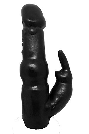 Duplo Rabbit Black 17,1 X 3,8 - 9,2 X 2,7 cm aproximado