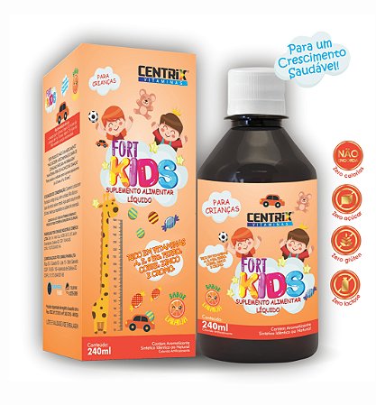 CENTRIX FORT KIDS LIQ SABOR LARANJA