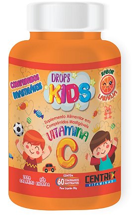 CENTRIX VITAMINA C DROPS KIDS Mastigável