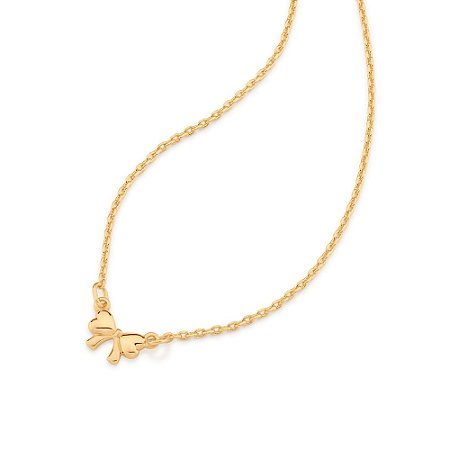 GARGANTILHA LAÇO FOLHEADO A OURO. MED 42CM ROMMANEL 532066